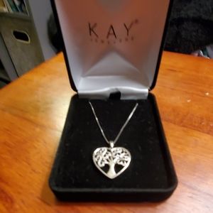 Jane Seymour open heart necklace